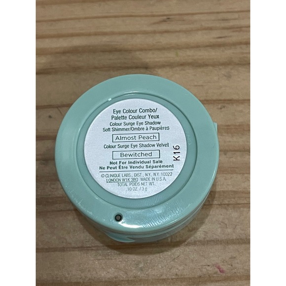 Clinique Eye Colour Combo Palette~Almost Peach & Bewitched~Authentic~New - Picture 2 of 2